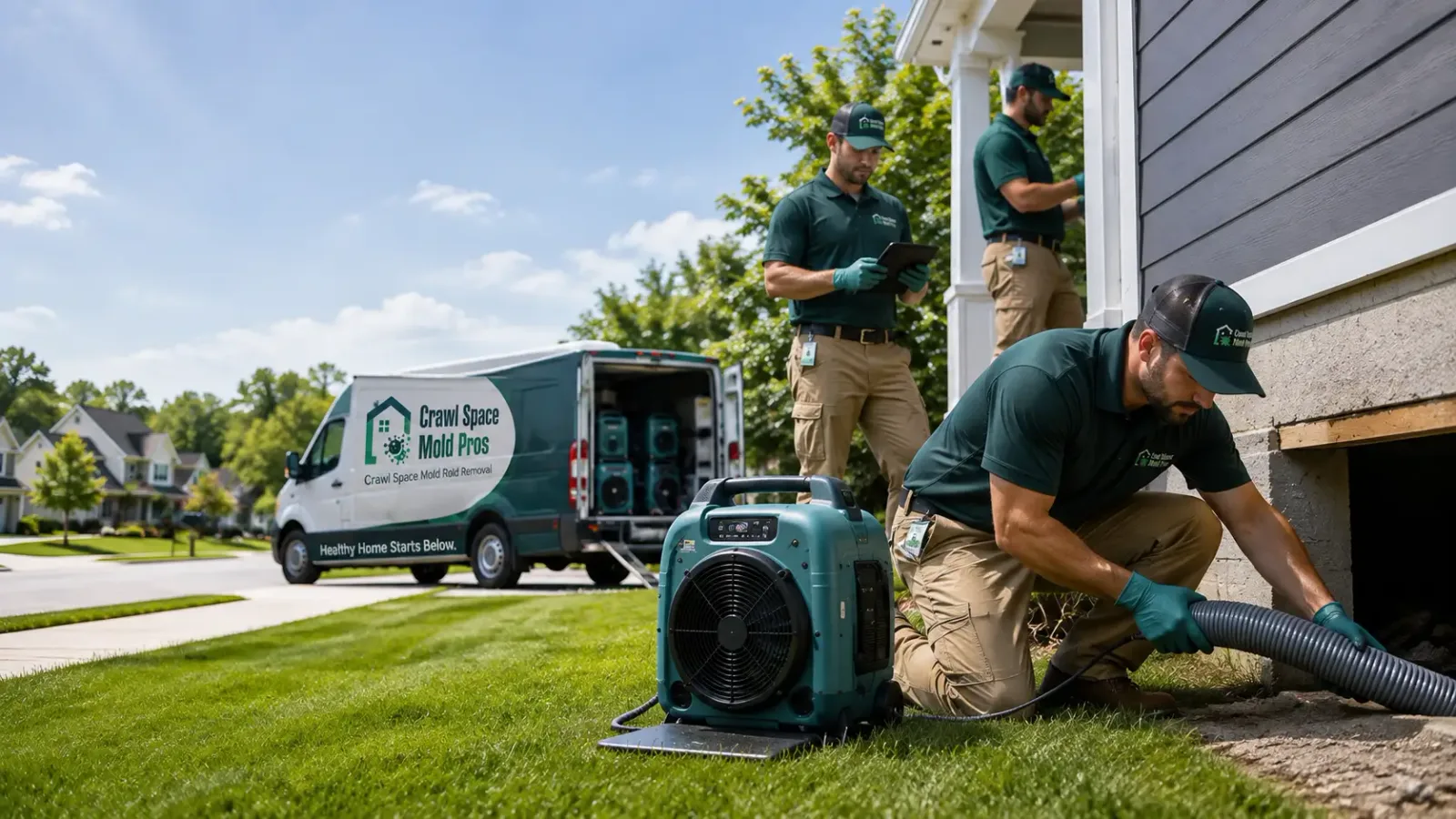 Crawl Space Mold Removal in Warroad, MN